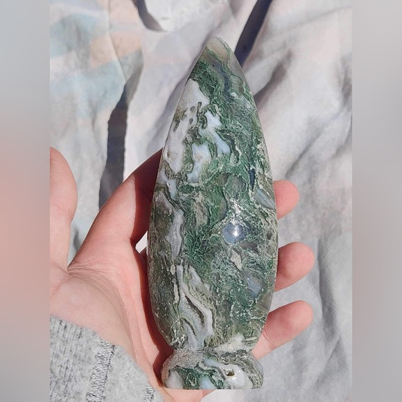 Moss Agate FreeForm - Picture 5 of 5